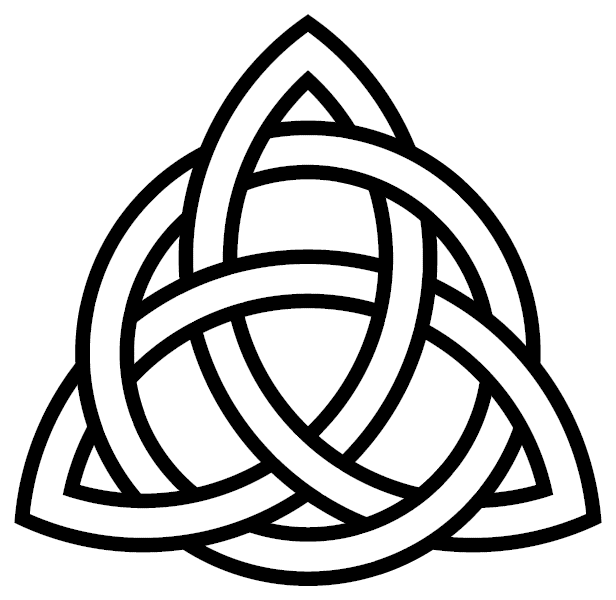 eternity buddhist triquetra-circle-interlaced